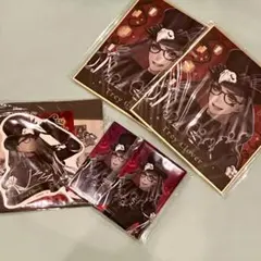 トレイ／ツイステ／色紙／缶バッジ／スクエア缶バッジ／スケアリー／ステッカー