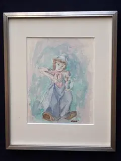 油彩画 少女像 S.Ishizuki サイン入り 発送8/25〜26限定 - メルカリ