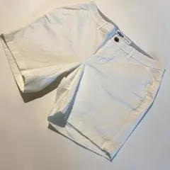 まもなく掲載終了！ホワイト ショートパンツ ウエスト80cm