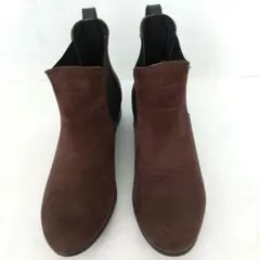 brilliant ブラウン スエード ショートブーツ 23.5cm