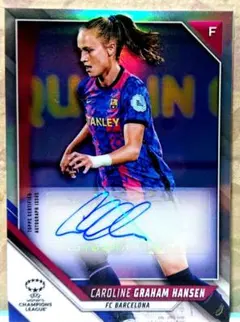 FCバルセロナ キャロライン グラハム ハンセン topps auto サイン