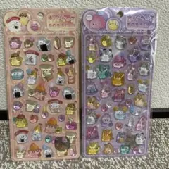 オバケーヌ　ポップシール　うるちゅるシール　2枚セット①
