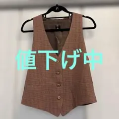 COMME CA DU MODE ブラウン ベスト