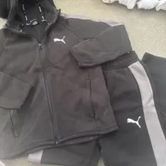 PUMA 黒 ジャージセット　150