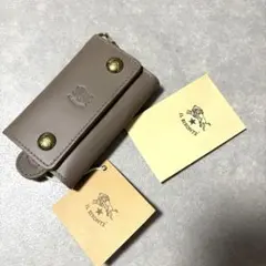 イルビゾンテ il bisonte キーケース 新品 グレージュ
