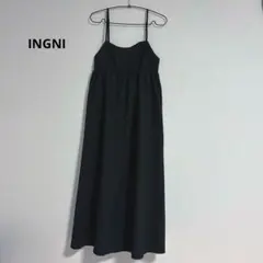 【INGNI】ブラック キャミワンピース
