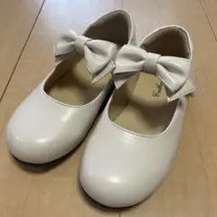 キャサリンコテージ　リボン付きフォーマルシューズ21.0cm