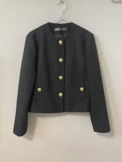 【美品】ZARA ツイードジャケット