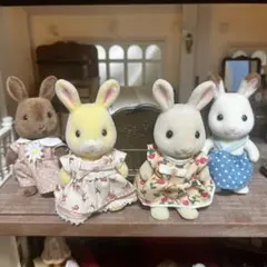 シルバニアファミリー　ウサギの女の子　セット
