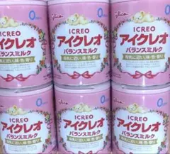 アイクレオ バランスミルク 800g 6缶セット　空き缶