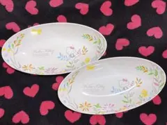 キティちゃん レア カレー皿 パスタ皿 お皿 食器 2枚セットのサムネイル