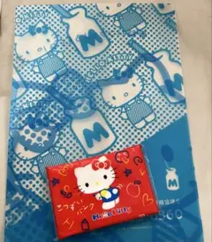 ハローキティ　クリアファイル　ティッシュ
