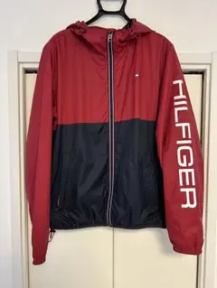 ※中古品Tommy Hilfiger フード付きナイロンジャケット