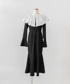 RANDA　バルーンカラーマーメイドワンピース