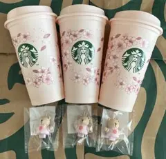 スターバックス SAKURA2026 リユーザブルカップ キャップ 3セット