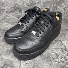 【美品】NIKE エアフォース1 LOW 07 トリプルブラック 26cm