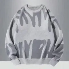 ☆超メルカリ市期間限定値下げ☆ SHEINグラフィックパターン ニットセーター