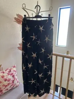 【MIさま専用】ヒトデ柄 ワイドパンツ イージーパンツ