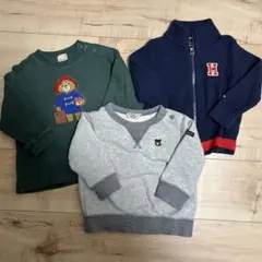トレーナー　長袖　まとめ売り　80 ダブルビー　トミー　プティマイン　ミキハウス