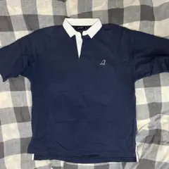 KANGOL ラガーシャツ 半袖 ネイビーのサムネイル