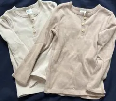 2枚セット　H&M トップス　ベージュのサムネイル
