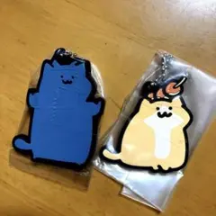 お文具といっしょ　カプセルラバーマスコット2個セット