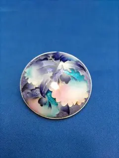 七宝焼ブローチ　ペンダントトップ