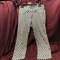 古着☆Y2K☆SOMETHING☆サブリナパンツ☆ギンガムチェック☆サイズS