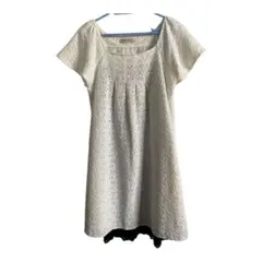 ワンピース　総刺繍レース