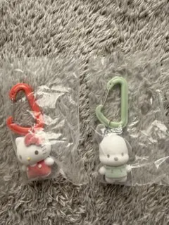 サンリオ カラビナマスコットチャーム キティー ポチャッコ