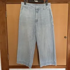 【ZARA】ワイドデニム クロップド丈