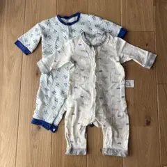 ユニクロ UNIQLO 長袖 ロンパース 2枚セット 70cm