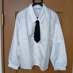 Tokyo New Mode ネクタイ付 シャツ　ブラウス　国産品　M