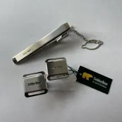 Golden Bear チェーン付ネクタイピン カフリンクスセット #64のサムネイル