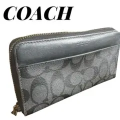 COACH長財布 シグネチャー ポーター バリー