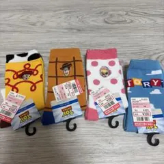 トイ・ストーリー キャラクターソックス 4足セット