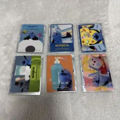 スンスン マツキヨココカラ クリアカード付きステッカー6種