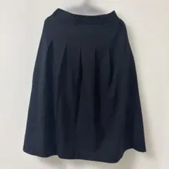 GU ブラック プリーツスカート M