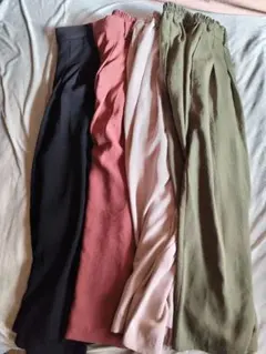 ガウチョパンツ 4色セット　Мサイズ