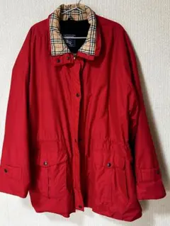 Burberrys ・バーバリー・レッド ジャケット　防寒・ゆったり