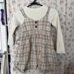 SHOO-LA-RUE チェック柄ワンピース 120