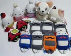 SHINADA nao's stuff ぬいぐるみ＆マスコット　14コ　中古 SHINADA nao's stuff ぬいぐるみ＆マスコット 14コ 中古 送