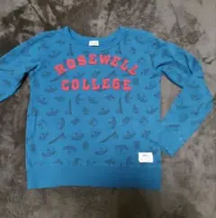 エフオーキッズROSEWELL COLLEGE 青トレーナー