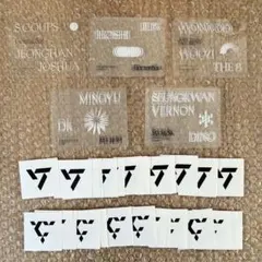 SEVENTEEN セブチ face the sun ステッカー クリアカード