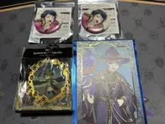 ツイステ　缶バッジ　チャーム　ポストカード　デュース