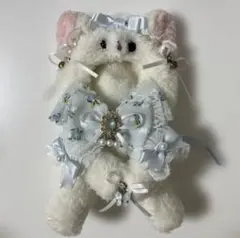 着ぐるみ ぬい服 作家 水色 ねこ 猫耳 13cm 着ぐるみ ぬい服 作家 水色 ねこ 猫耳 13cm - メルカリ