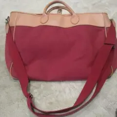 PINK HOUSE 赤 トートバッグ