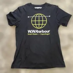Barbour/Wood Wood コラボＴシャツsizeＬのサムネイル