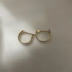 最終値下げ✨ゴールドフープピアス k18 - メルカリ