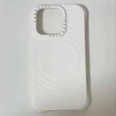 CASETiFY ウェーブシリコン iPhone 15Proケース ホワイト